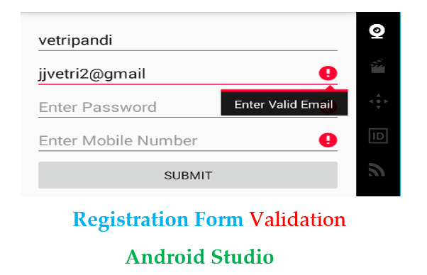 Read more about the article Registration Form Validation in Android