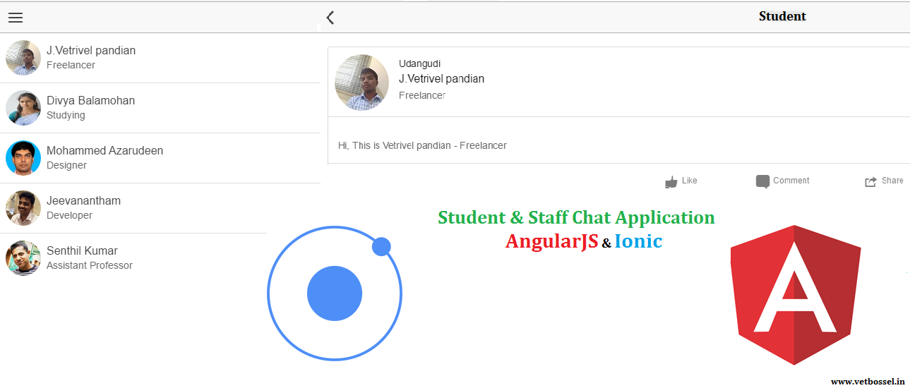Read more about the article Student Staff Chat Application Ionic