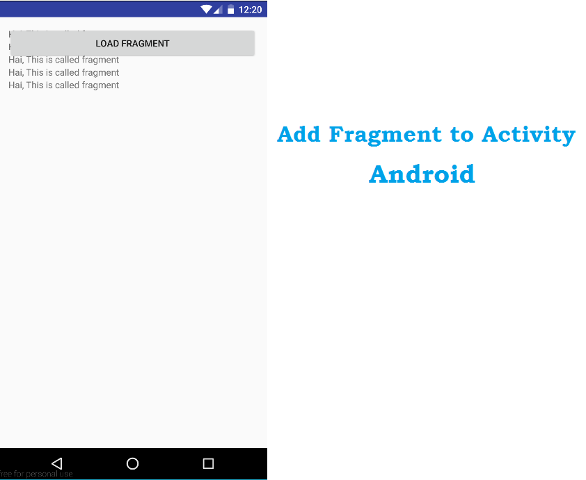 Read more about the article Adding fragment to Activity in Android