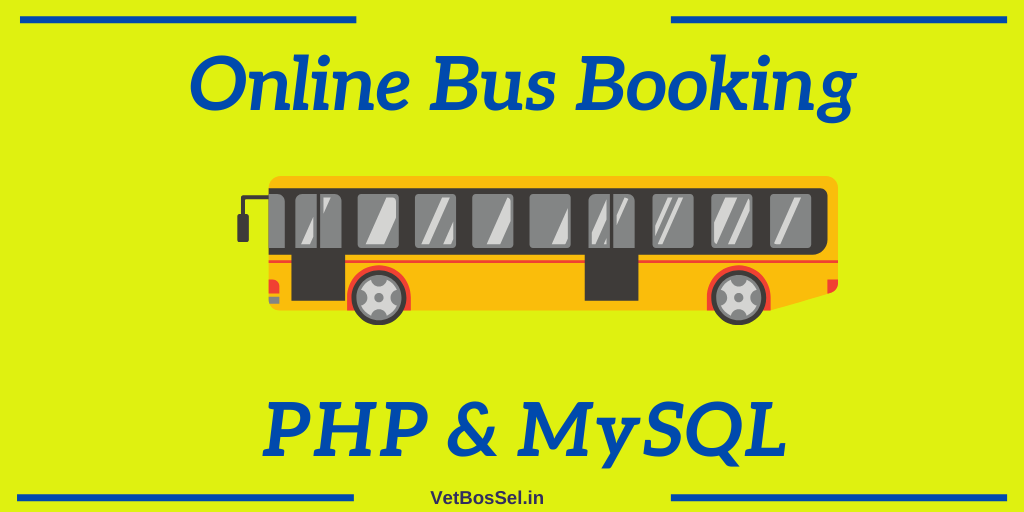 Read more about the article Online Bus Booking PHP