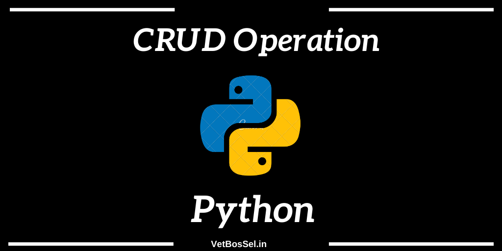 Read more about the article CRUD Operation Python