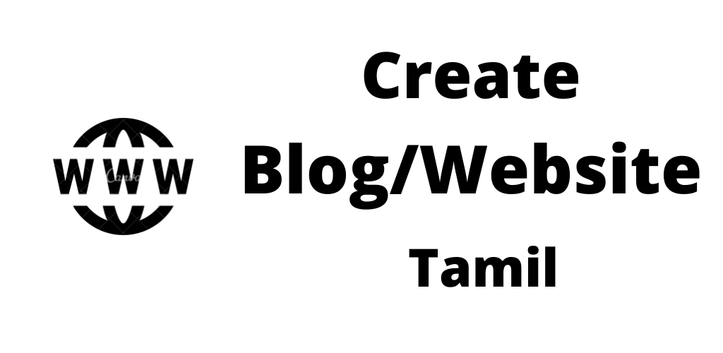 criar blog site tamil