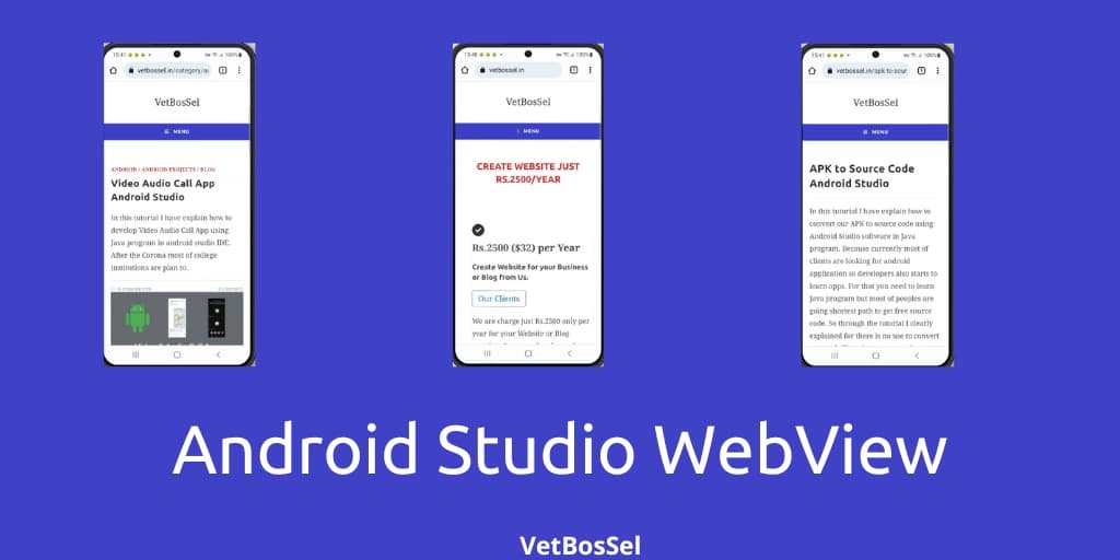 Read more about the article Android Studio WebView Source Code