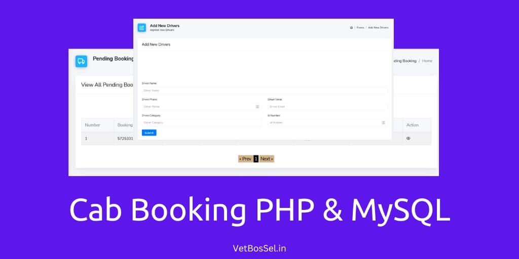 Read more about the article Online Cab Booking PHP MySQL