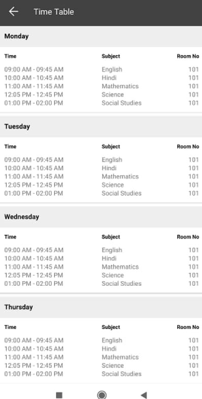 college management system android app