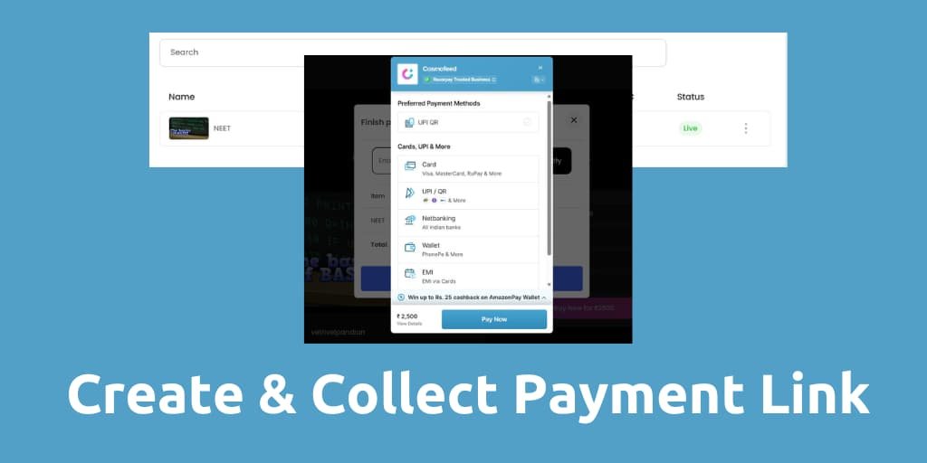 Read more about the article Create Collect Payment Link without Payment Gateway